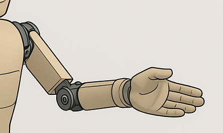 Bras de l'automate, il y aura une manche qui devrait faire illusion