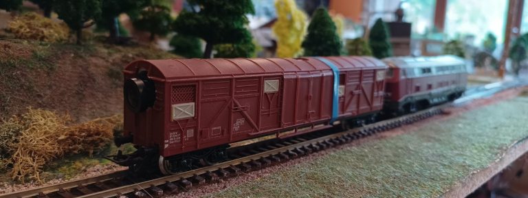 Vue avant du wagon caméra