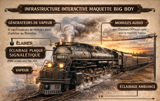 Poste de Pilotage Locomotive BIG BOY