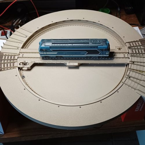 Pont tournant motorisé avec automatismes