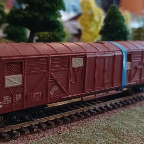 Vue avant du wagon caméra