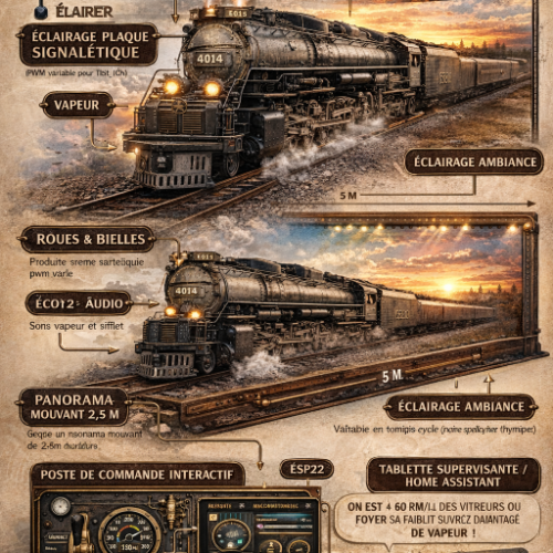 Poste de Pilotage Locomotive BIG BOY